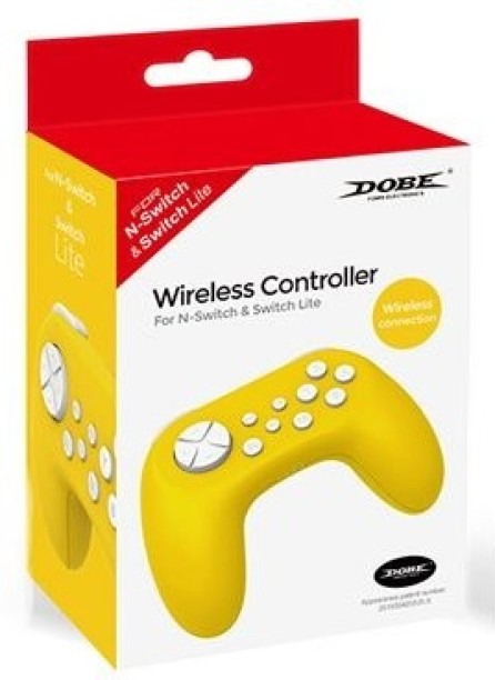 DOBE Wireless Controller for Nintendo N-Switch, Switch Lite - YELLOW  Motion Controller