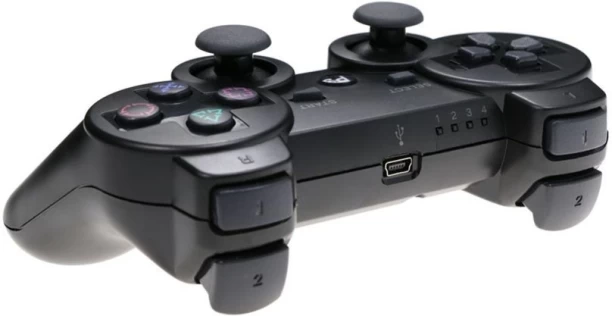 ML Wireless Controller for Playstation 3 + Charging Cables - 2 Pack Motion Controller