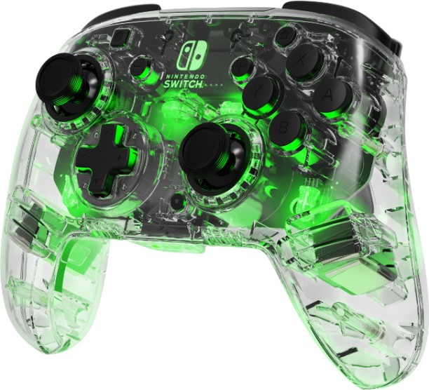PDP Afterglow Wireless Gaming for Nintendo Switch - Transparent  Motion Controller