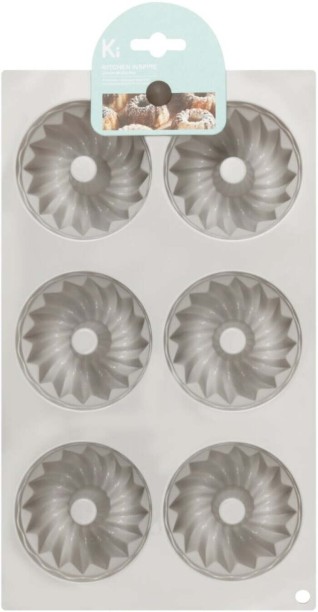 Kitchen Inspire Crown Silicone Cupcake/Muffin Mould 6