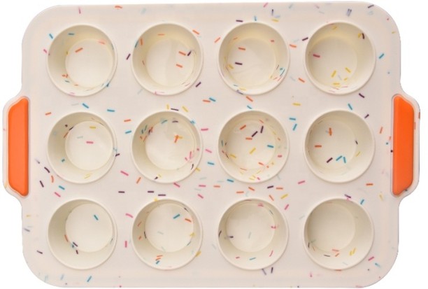 GreenEarth 44HG67 Silicone Cupcake/Muffin Mould 12