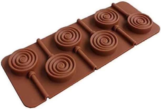 Maruti Groups Lollipop Chocolate Silicone Mould Silicone Cake Mould 6