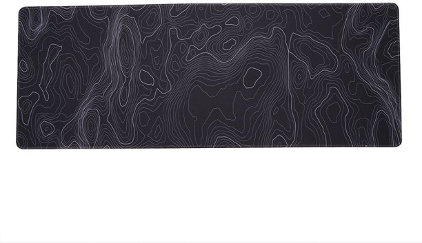 Blue Carbon Large Gaming Mouse Pad Wired