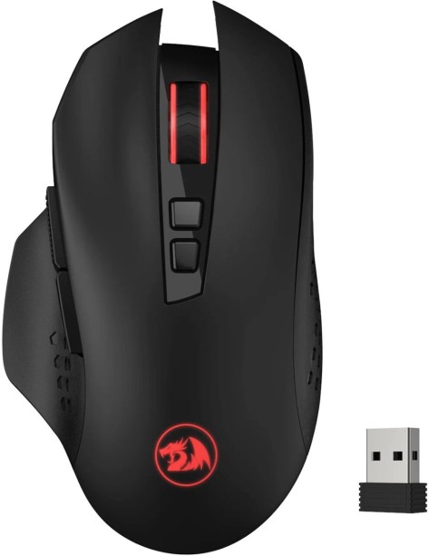 Redragon Gainer Wireless 4000Dpi Gaming Mouse - Black Wireless Gaming Mouse