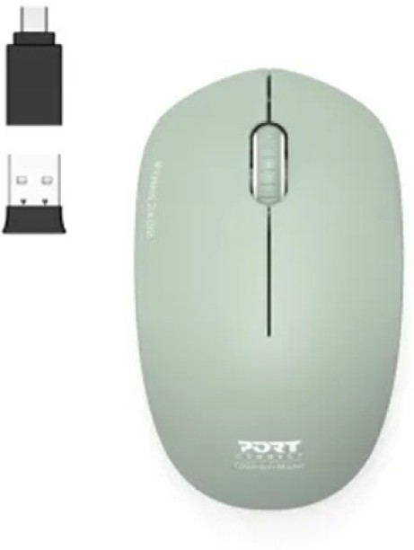Port Port 2.4GHz Collection II Vert Olive Wireless Mouse Wireless