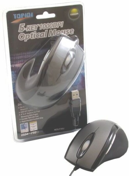 TOP101 USB OPTICAL 5 KEY MOUSE Wired