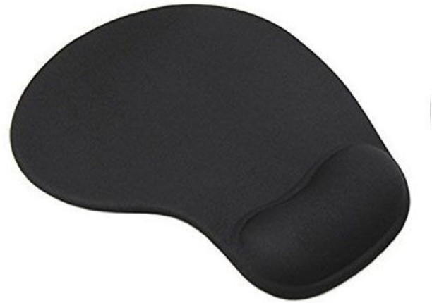 GENERIC Mouse Pad With Gel Wrist Support black Wireless