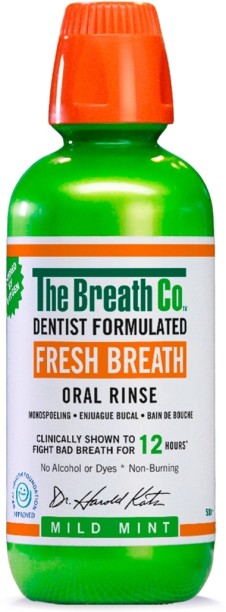 The Breath Co. Mouthwash - Fresh Breath - Mild Mint