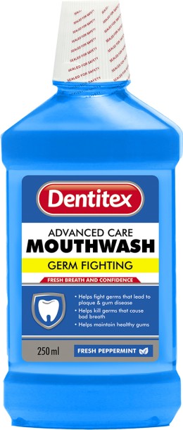 Dentitex Mouthwash Fresh Pepermint 250Ml - Pepermint