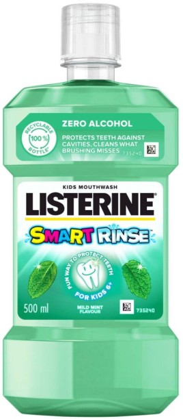Listerine Smart Rinse M/Wash - Mint
