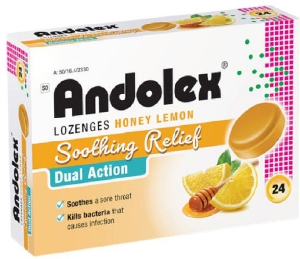 iNova Pharmaceuticals Soothing Relief Dual Action - Honey & Lemon