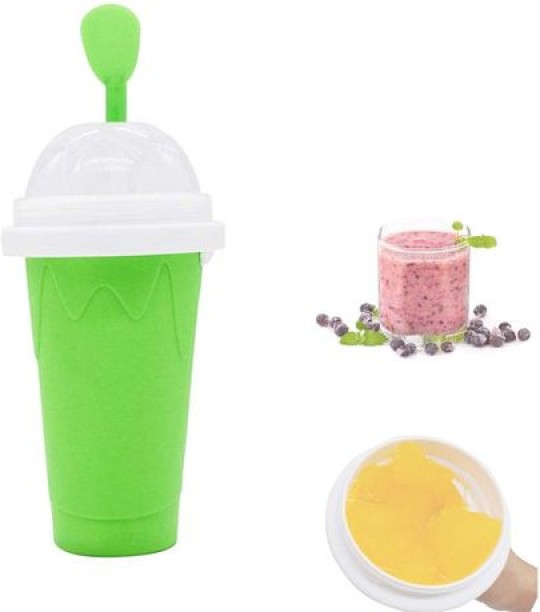 DEALS ONLINE Slushy Frozen Magic Cup - Green Plastic Fondue Mug
