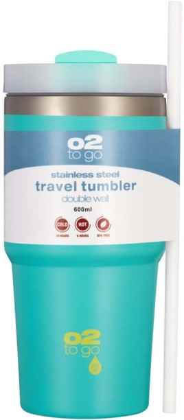 O2 Tall Paradise Teal Stainless Steel Tumbler