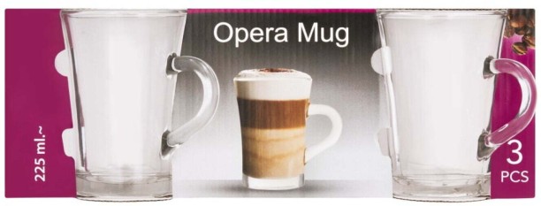 No Brand Opera Glas Glass Coffee Mug