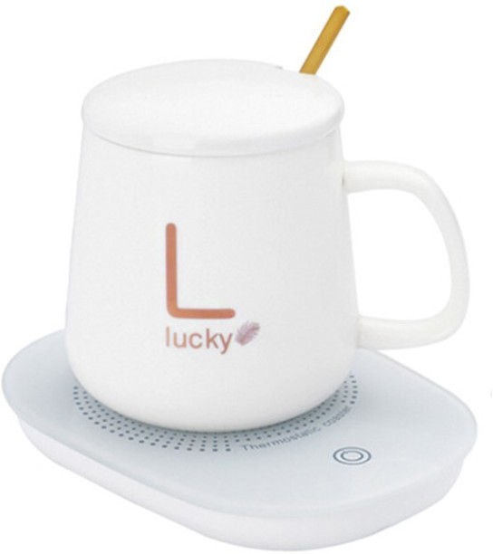Lucky Smart Ceramic Coffee Warming Coaster Set Ceramic Coffee Mug