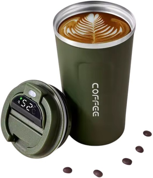Coffee 510ml Vacuum with Temperature Display Stainless Steel Coffee Mug