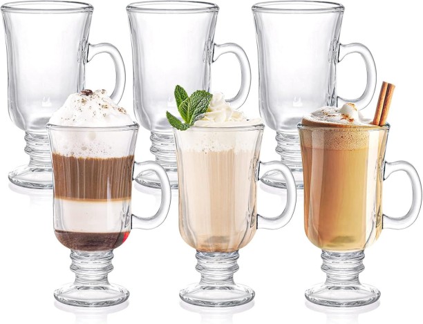 sgn Coffee glass cup set 4 Glass Coffee Mug