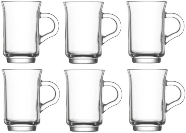 HomewareOnline 150ml Coffee / Tea Cups - Glass Coffee Mug