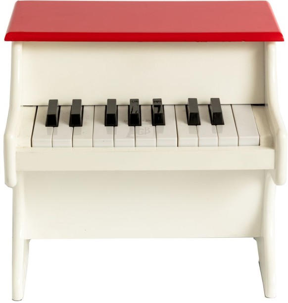 Musicube My First Toy Piano- 18 Keys (Red and White) Piano