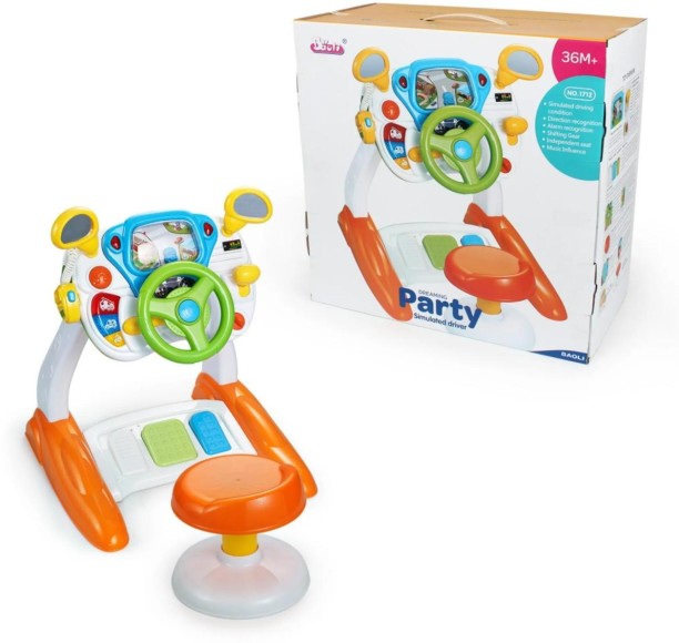 Baoli Electric Steering Wheel Baby Musical Toy