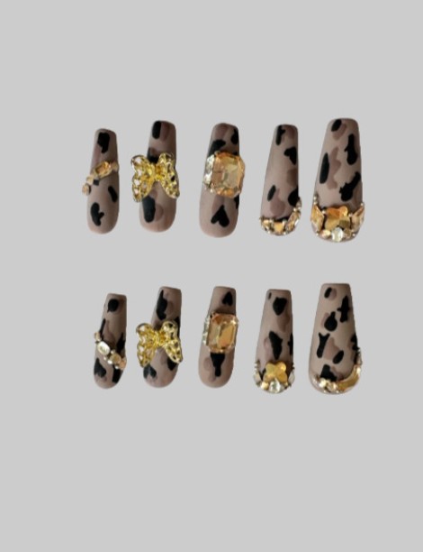 Starry Press on nails