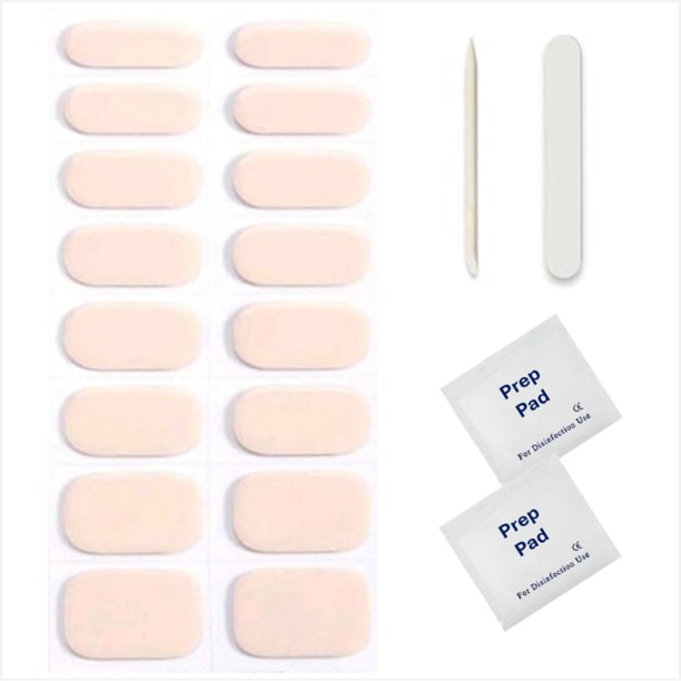 Uptown Glam 16pc Semi Cured Gel Nail Wrap, Gel Nail Strips