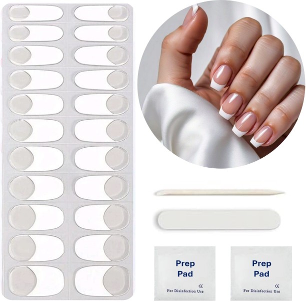 Uptown Glam 20pc Semi Cured Gel Nail Wrap, Gel Nail Strips