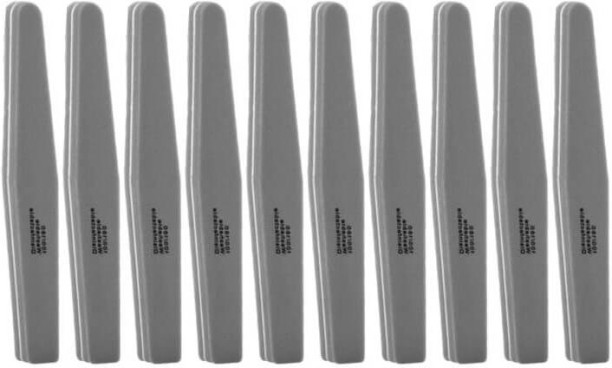 Aurora Products Double-Sided Diamond Sponge Board Nail Buffer File 100/180 (10 Pieces) Nail Sanding Pad