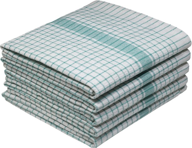 Bunty's Kitchen Towel Kitchen Towel - Design 2375 - 044x068cms - (05 Pc Pack) Teal Cloth Napkins