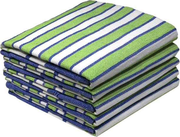 Bunty's Kitchen Towel Kitchen Towel - Design 2303 - 050x070cms - (05 Pc Pack) Victoria Blue Cloth Napkins