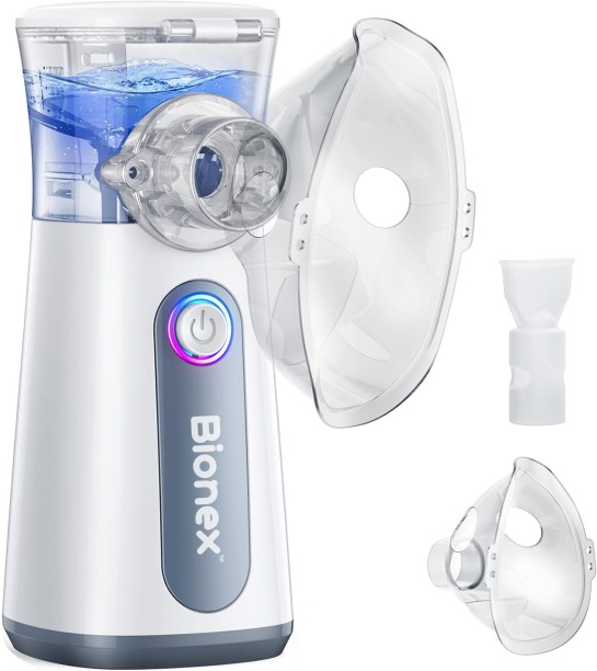 Bionex Portable Nebuliser – Rechargeable, Quiet, and Adjustable for Adults and Children Nebulizer