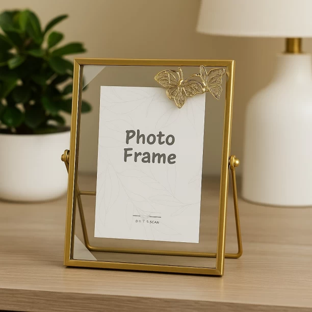 Wobuciko Gold-plated Table Photo Frame