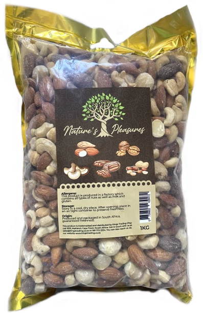 Natures Pleasures Roasted and Salted Mixed Nuts
