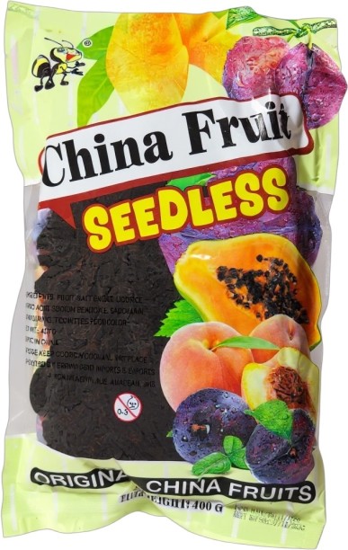 China Fruit Seedless Dried Black Plum 400g Black Plum
