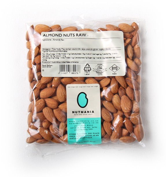 Nutmania Raw Almonds