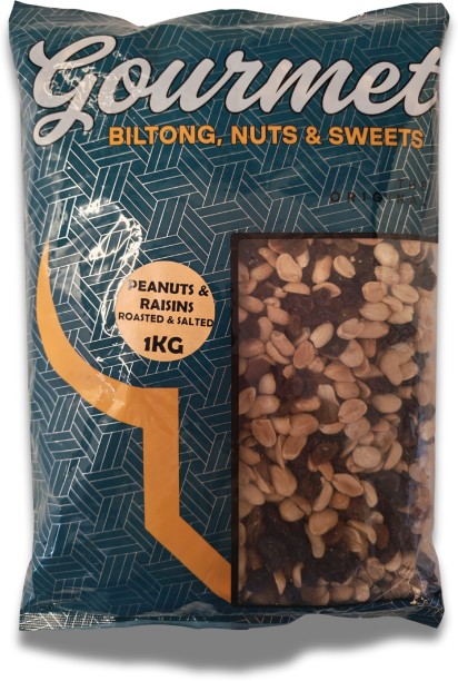 Gourmet Products Peanuts & Raisins Peanuts Roasted & Salted, Raisins