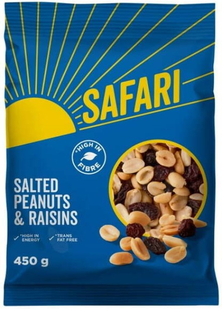 Safari Salted Peanuts & Raisins