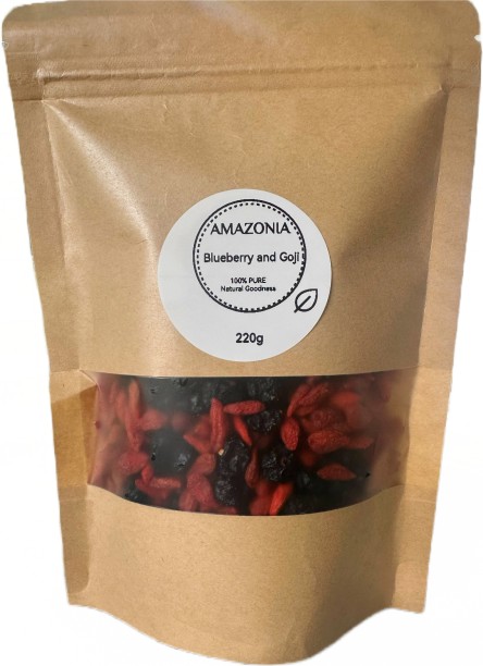 Amazonia Dried Goji Berries and Blueberries Superfood