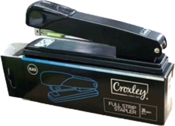 Croxley STA6802 Full Strip Stapler - 20 Page (Black) NA  Stapler