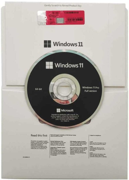 Microsoft Windows 11 Pro Full 64-Bit Package