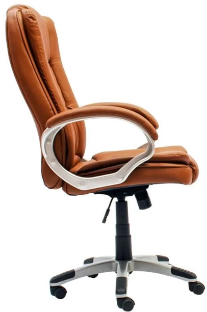 SMTE Office Chairs - Executive PU Leather High Back - Brown Office Executive Chair