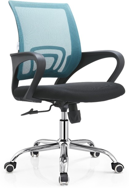 TOCC Zippy Netting Back Typist Office Chair with Chrome Base Office Conference Chair