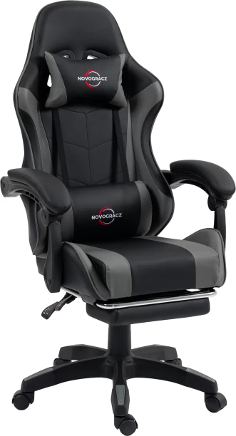 Novogracz eSports X - Pro Gaming Chair - Black with Grey Trim Office Executive Chair