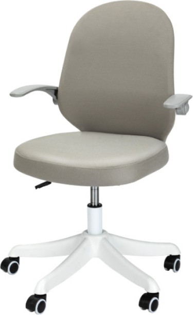 Deli Stationery Office Chair White Office Arm Chair