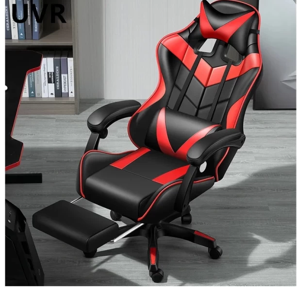 Generic Swivel Ergonomic Office Chair with Footrest. Office Adjustable Arm Chair