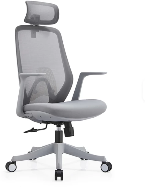 REX M A909 Grey Office Adjustable Arm Chair