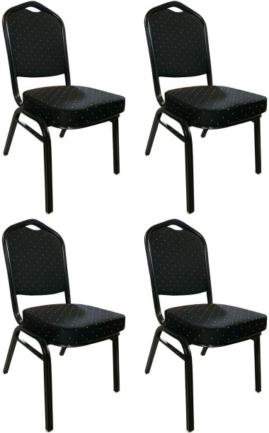 Sikandar Banquet Chairs Black 4 pcs Office Conference Chair