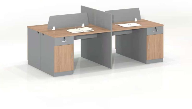 Amika Aurora Solid Wood Brown Office Table Office Table