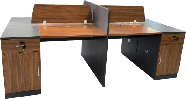 GOF FURNITURE BKTC-12524-4 Workstation Office Table