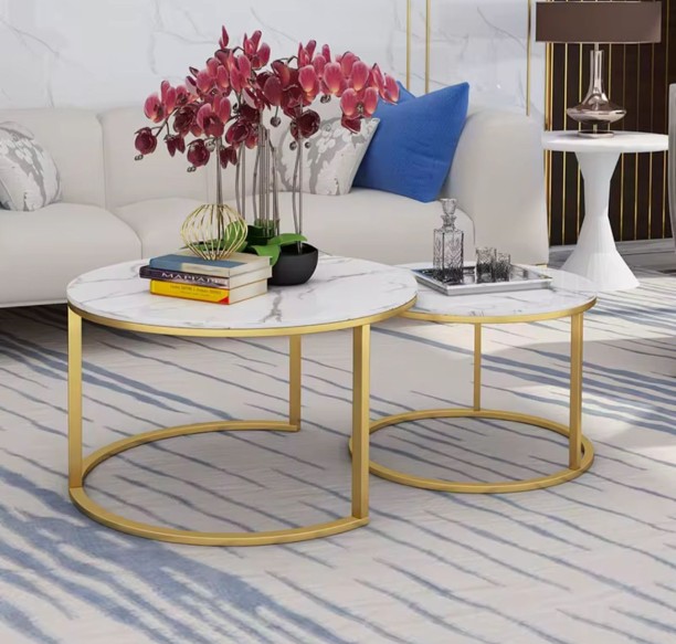 OCEAN OASIS NESTING COFFEE TABLE 2 PIECE Multipurpose Table